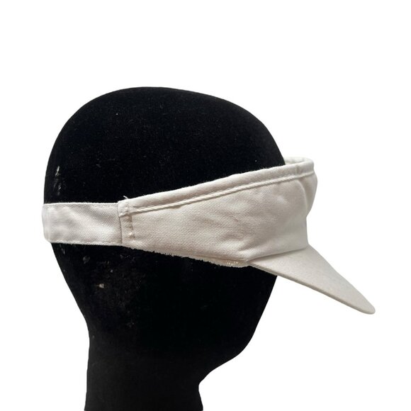 Nike Yupoong Vintage 80's Early Swoosh Logo Golf Tennis Visor Hat Cap Rare Grail - Picture 3 of 8